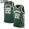 Dres Milwaukee Bucks Khris Middleton 22 Nike 2022-23 Icon Edition Zelena Swingman - Dječji